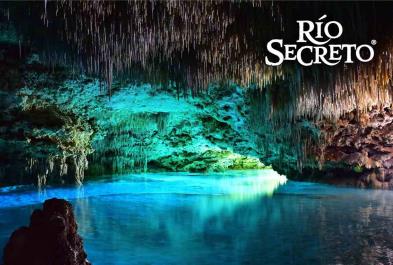 Tours in Cancún and Riviera Maya Rio Secreto Regular Tour From Riviera