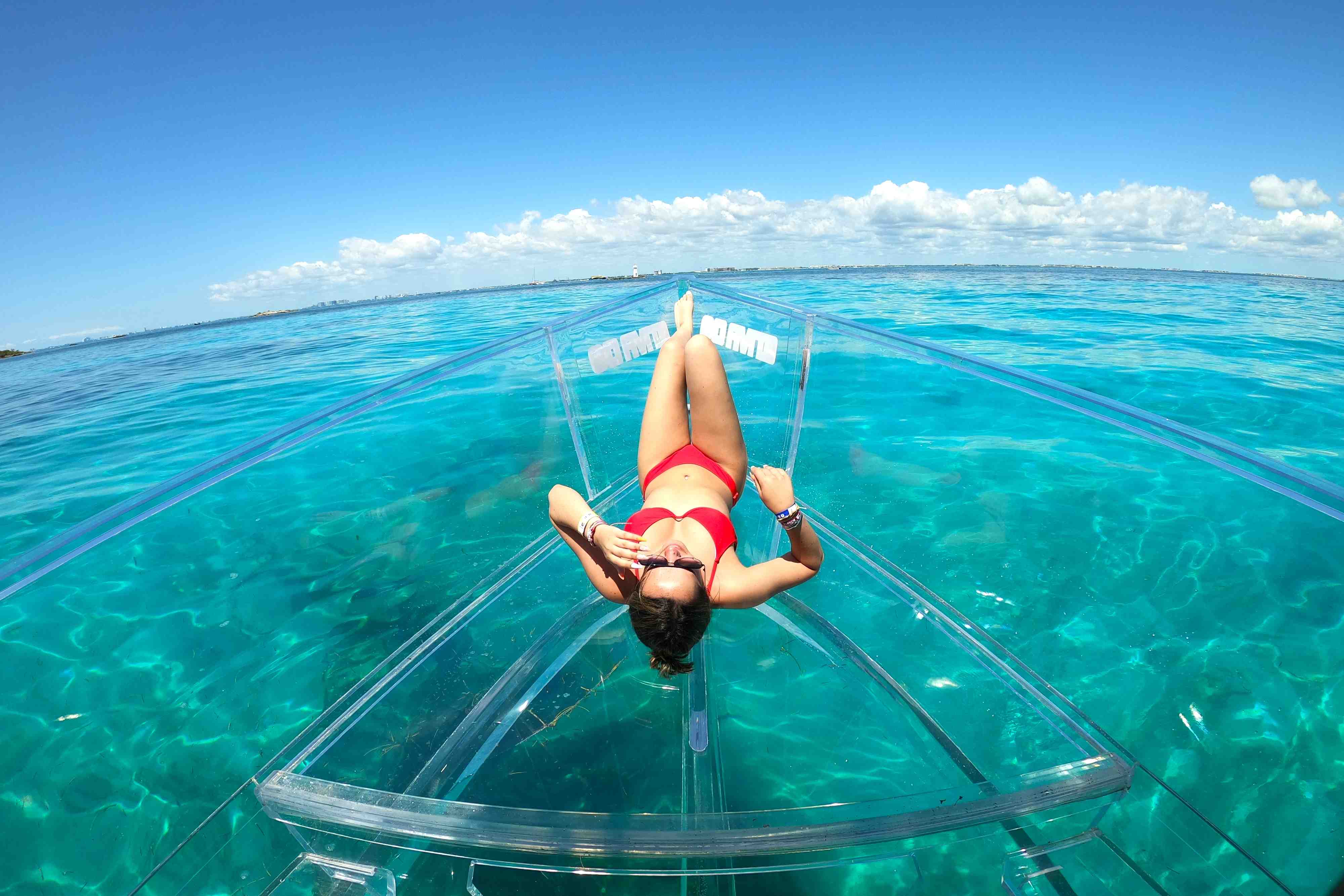 México Travel Solutions Clear Boat In Cancun 